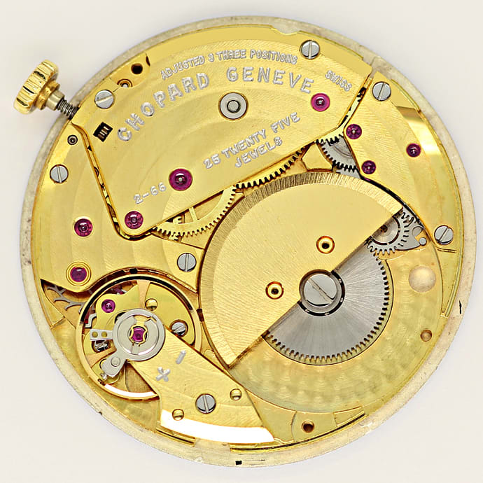 Foto 4 - Chopard Classic Homme Automatik-Uhr Gold Kroko, U1478